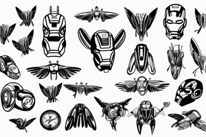 ironman fly tattoo idea
