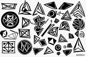 Sad boy tattoo idea