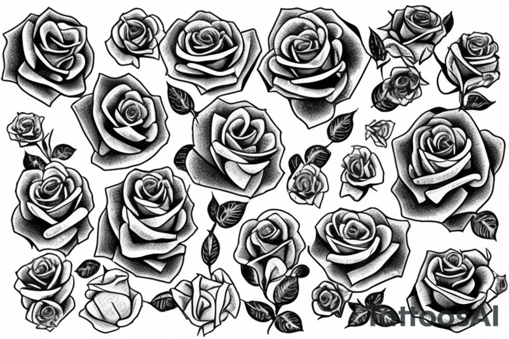 a ironman of rose tattoo idea