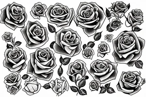 a ironman of rose tattoo idea
