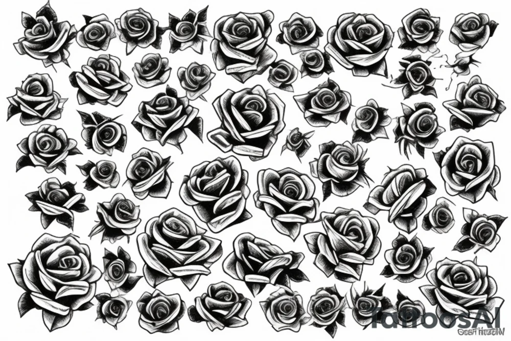 a ironman of rose tattoo idea