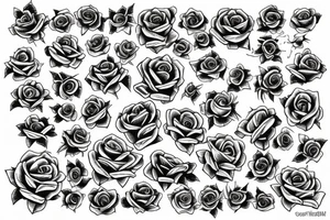 a ironman of rose tattoo idea