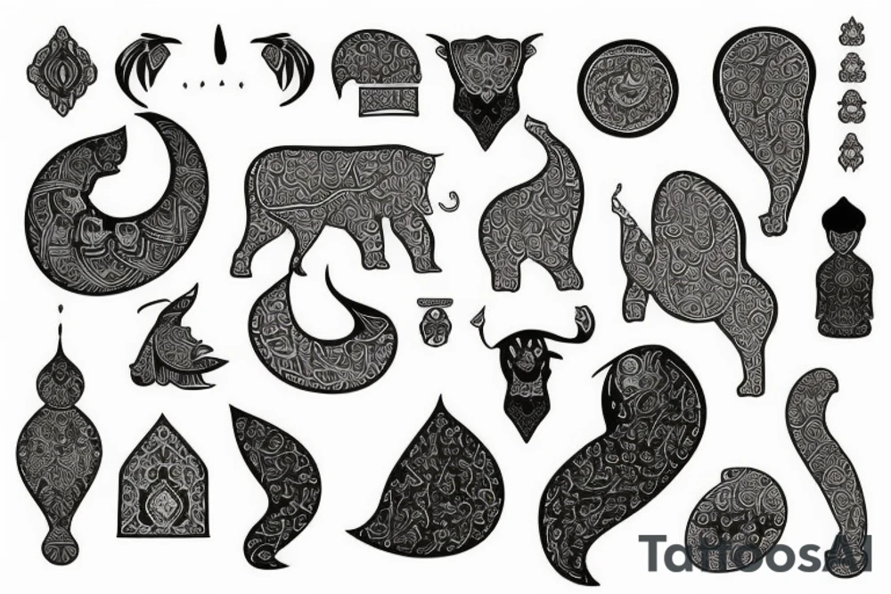 Persian tattoo idea