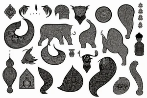 Persian tattoo idea