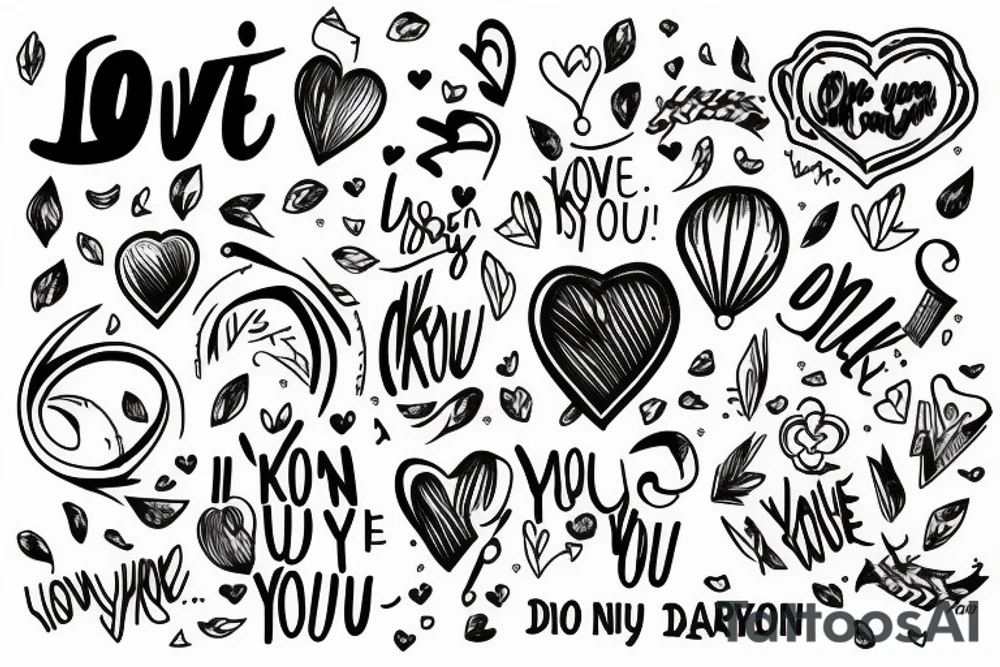 I love you, but you don't know tattoo idea