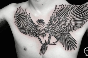 wingspread bird tattoo idea
