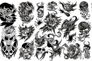 Deamon tattoo idea