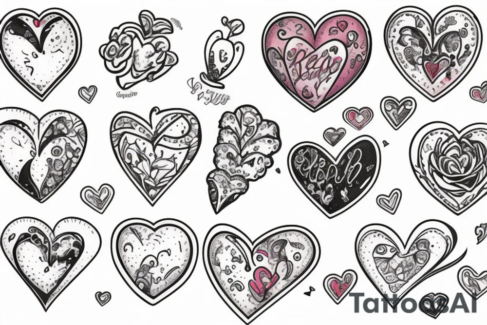 sweet heart tattoo idea