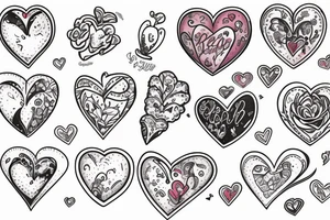 sweet heart tattoo idea