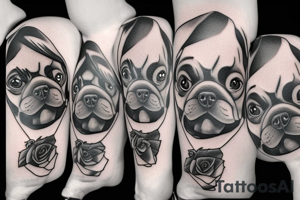 pugs tattoo idea