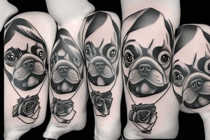 pugs tattoo idea