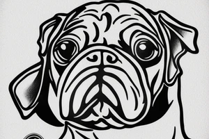 pugs tattoo idea
