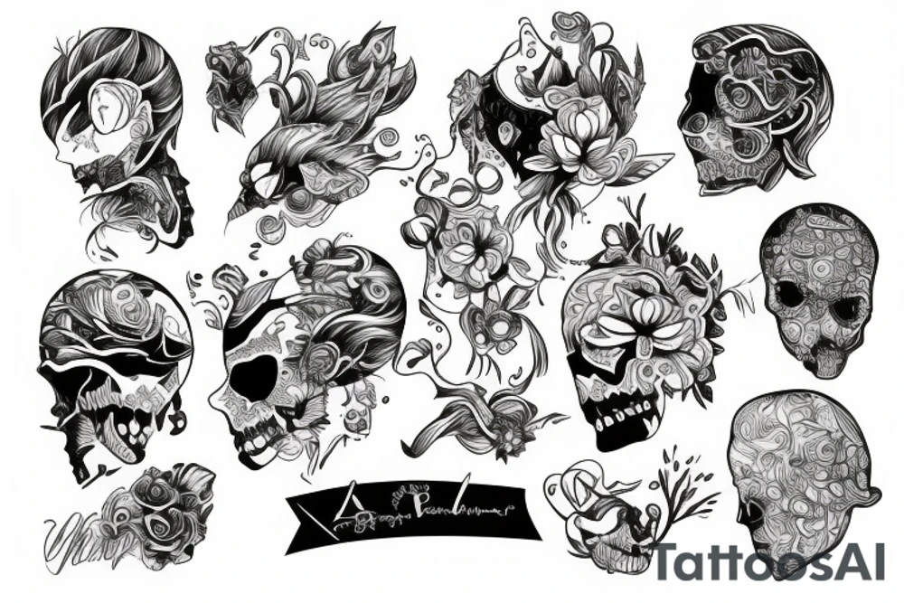 behind skin tattoo idea