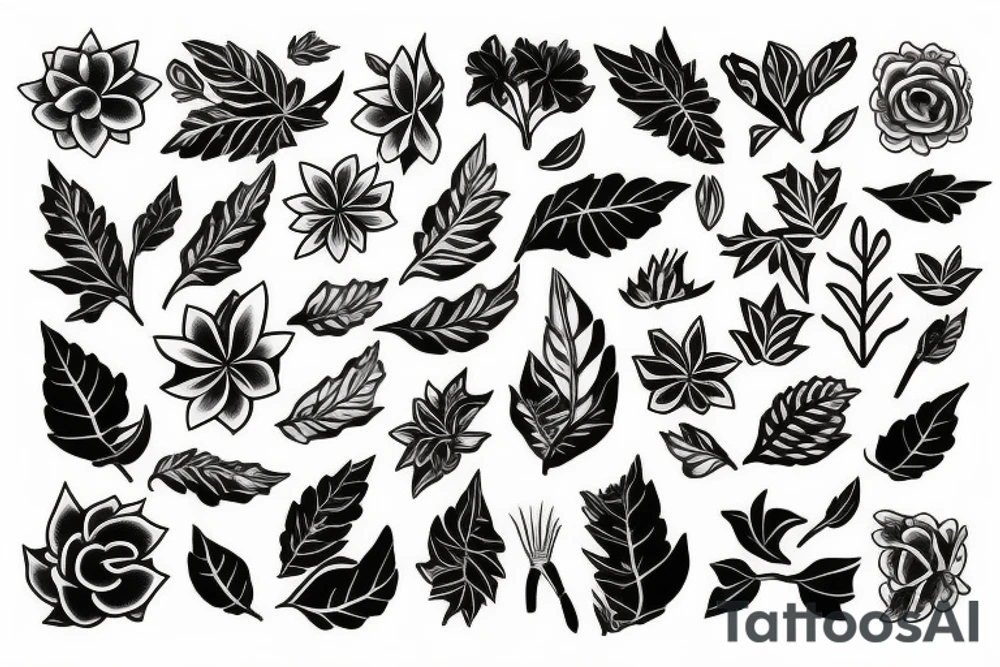 plant tattoo idea