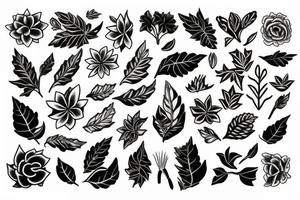 plant tattoo idea