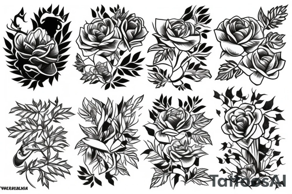 plant tattoo idea