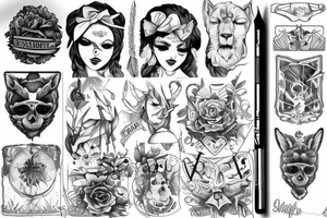 Dear in woods tattoo idea