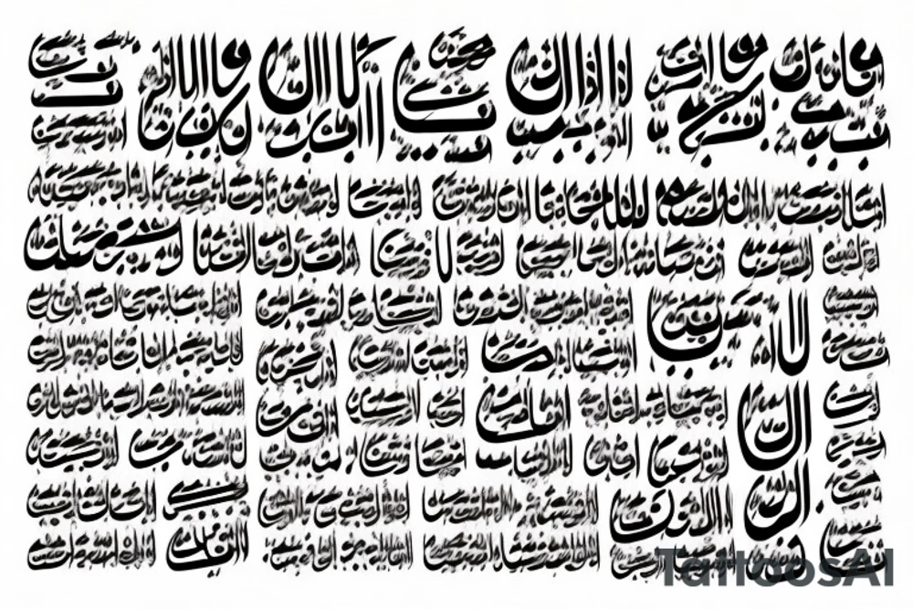 persian writing tattoo idea