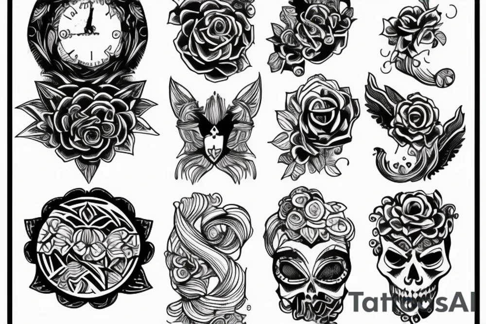 a code writeen on paper tattoo idea