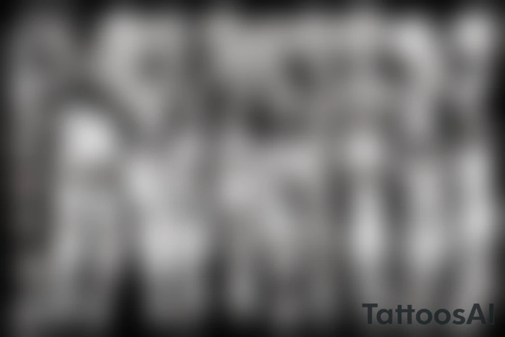 Anime girl tattoo idea