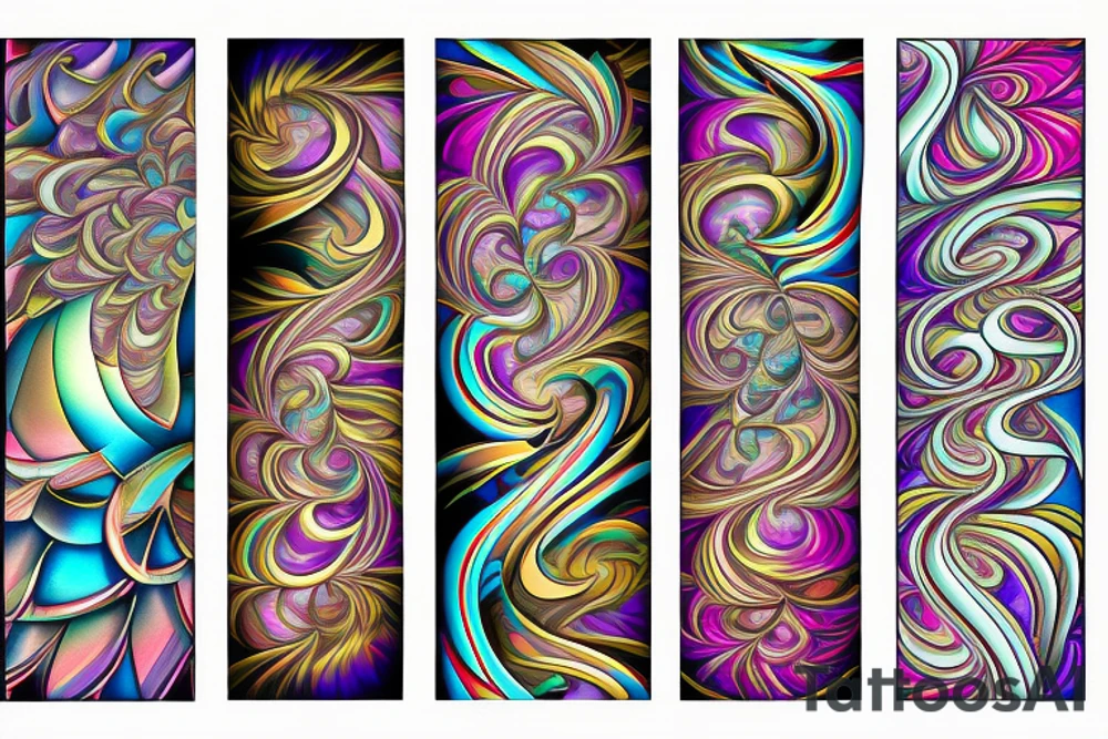 LSD fractal tattoo idea