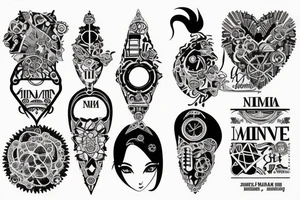 my name is Nima and my love name is zahra. i am mechanical engineer and love Sience tattoo idea