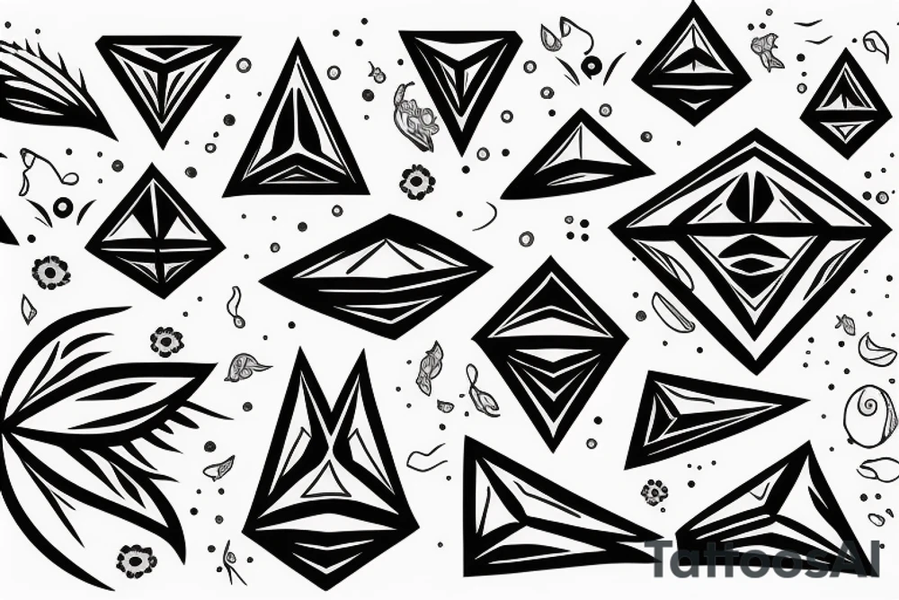 Diamond tattoo idea