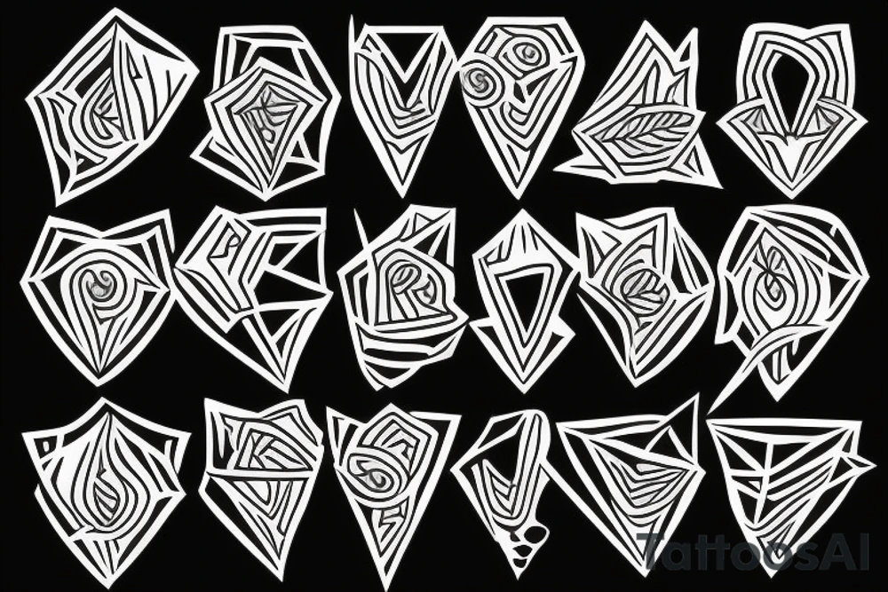 Diamond tattoo idea