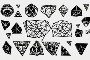 Diamond tattoo idea