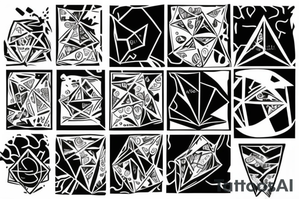 Diamond tattoo idea