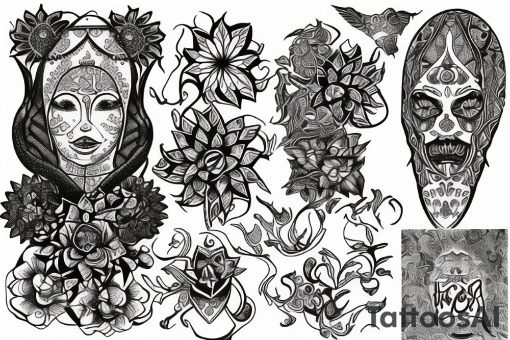 mahsa amini tattoo idea