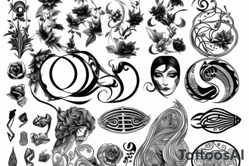golden ratio tattoo idea
