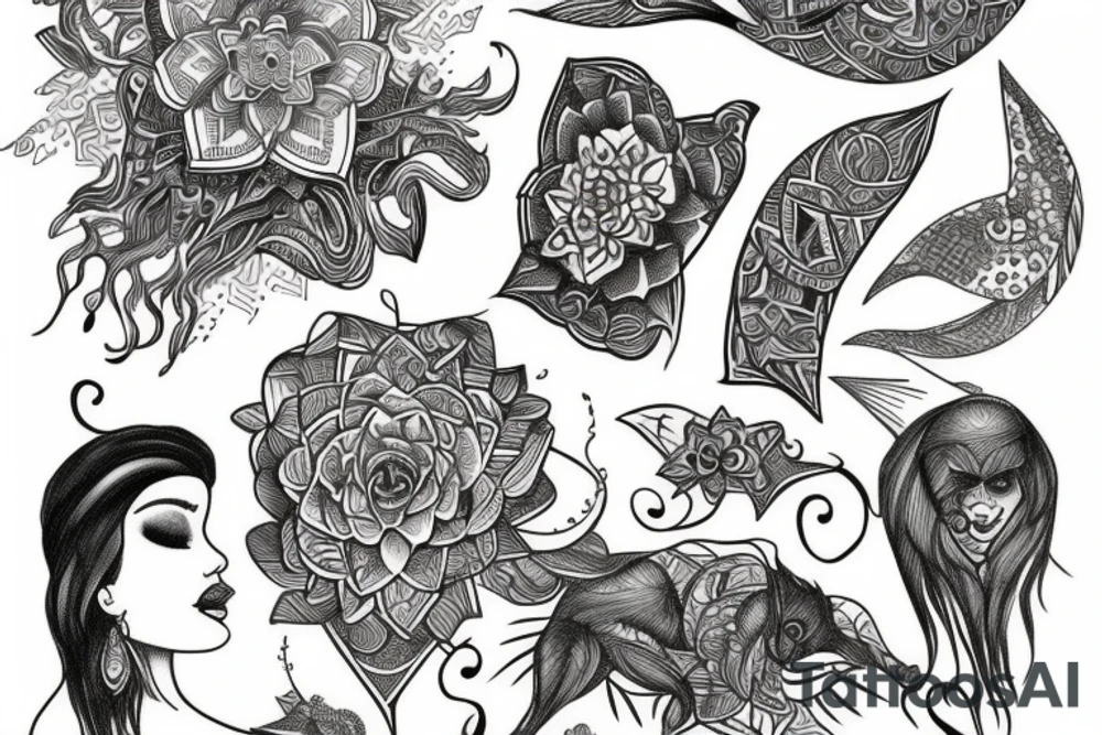 mahsa amini tattoo idea