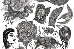 mahsa amini tattoo idea