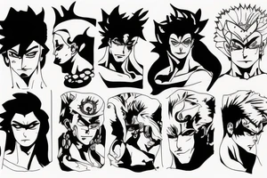 Jojo bizarre adventure tattoo idea