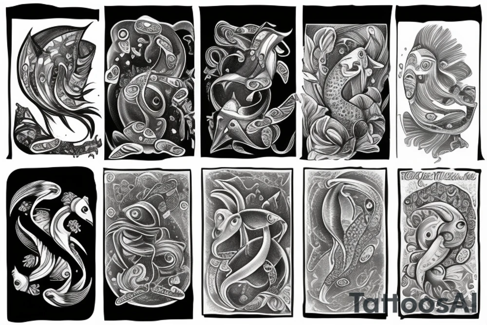 pisces tattoo tattoo idea