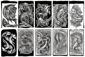 pisces tattoo tattoo idea