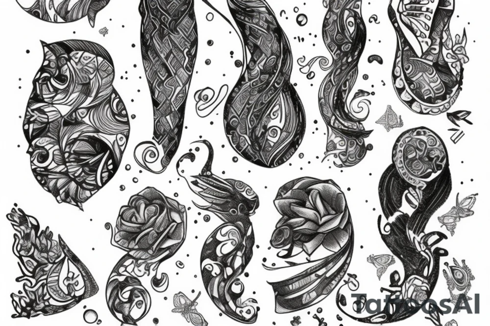 mahsa amini tattoo idea