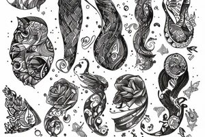 mahsa amini tattoo idea