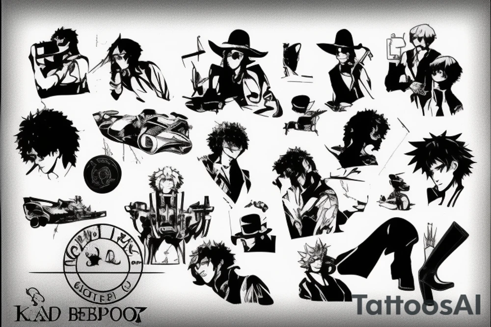 cowboy bebop tattoo idea