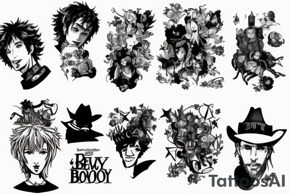 cowboy bebop tattoo idea