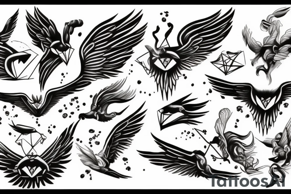 fall of Icarus tattoo idea