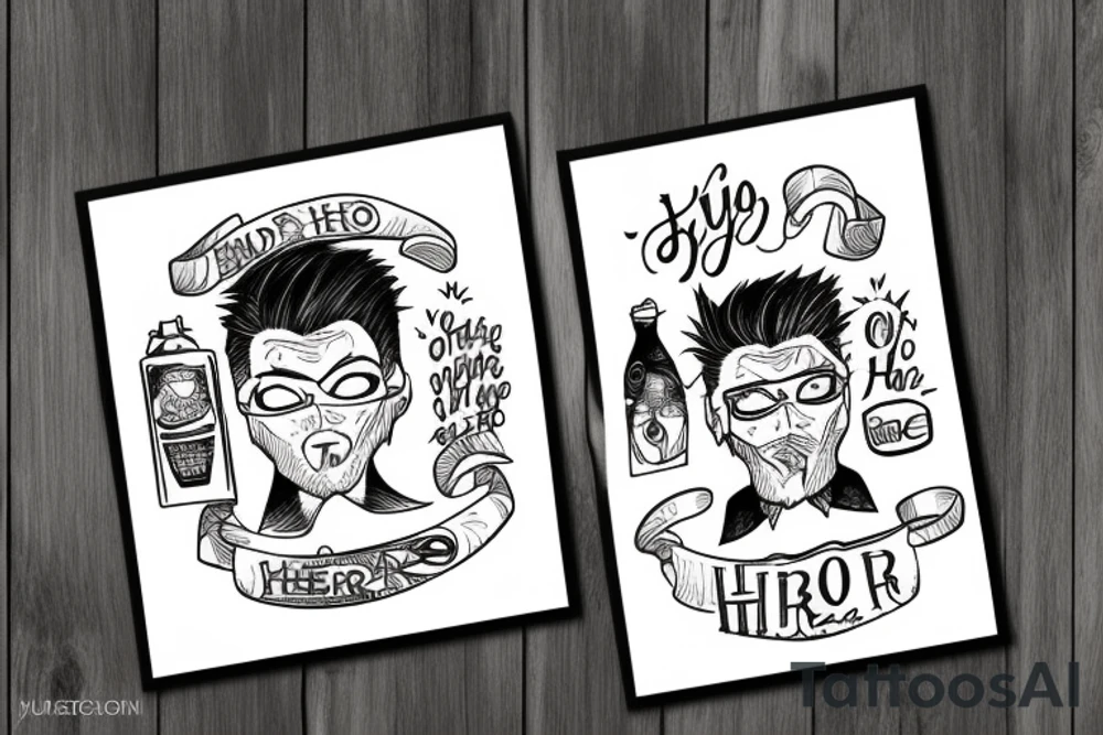 Be your own hero. tattoo idea