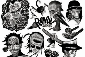 Ronoroa zoro tattoo idea