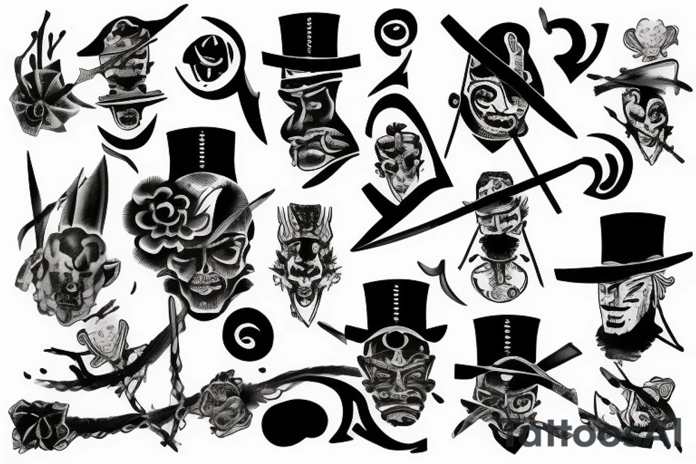 Ronoroa zoro tattoo idea
