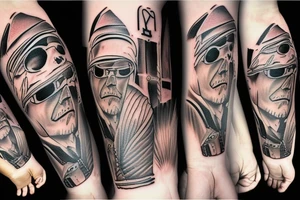 cowboy hacker tattoo idea