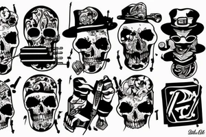 Gangster tattoo idea