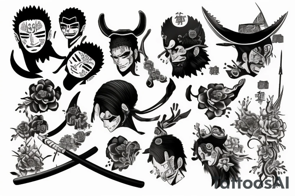 Ronoroa zoro tattoo idea