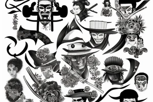 Ronoroa zoro tattoo idea