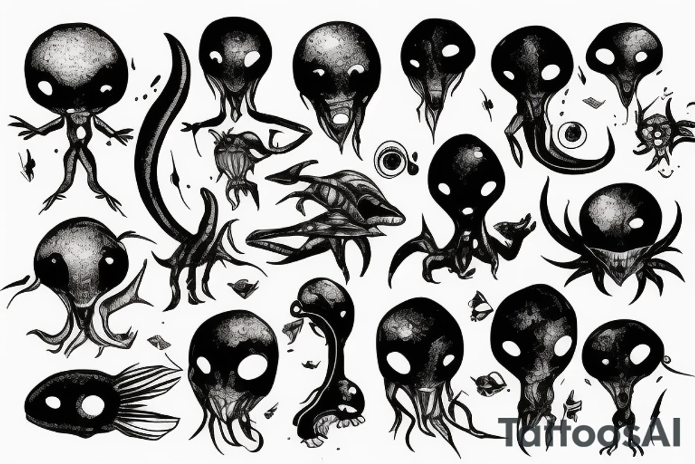 Alien tattoo idea
